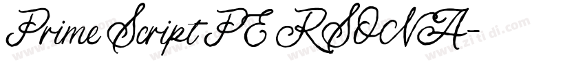 Prime Script PERSONA字体转换